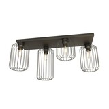 Emibig Deckenleuchte Barn 4 Licht L 70 cm schwarz Emibig Deckenleuchte Barn 4 Licht L 70 cm schwarz