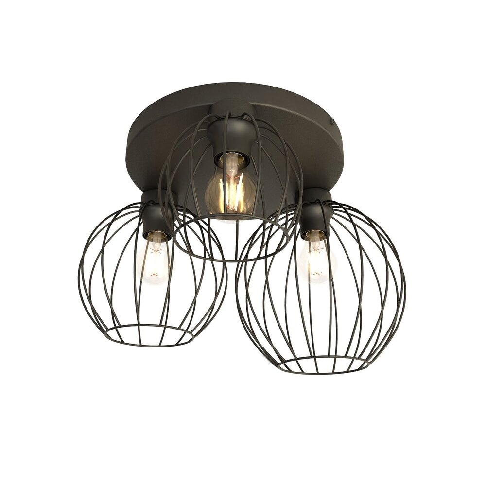 Emibig Deckenleuchte Nest 3 Licht Ø 40 cm schwarz Emibig Deckenleuchte Nest 3 Licht Ø 40 cm schwarz