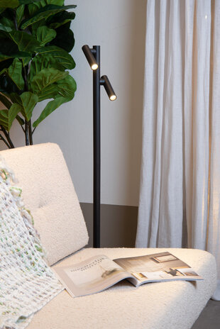 Lucide ANTRIM - Wiederaufladbare Leselampe für den Innen-/Außenbereich - Batterie/Batterie - LED Dimb. - 2x2,2W 2700K - IP54 - Mit kabelloser Ladestation - Schwarz Lucide ANTRIM - Wiederaufladbare Leselampe für den Innen-/Außenbereich - Batterie/Batterie - LED Dimb. - 2x2,2W 2700K - IP54 - Mit kabelloser Ladestation - Schwarz