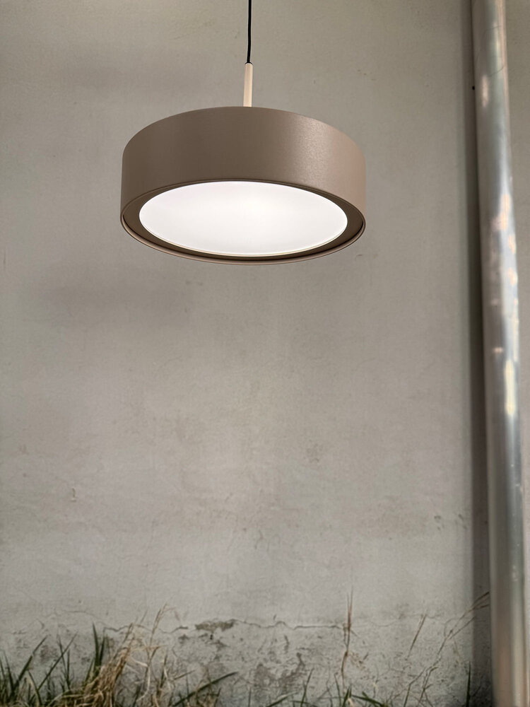 Freelight Hängeleuchte Alieno 3 Licht L 90 cm comfort lift beige