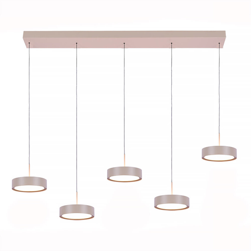 Freelight Hängeleuchte Alieno 5 Licht L 120 cm comfort lift beige Freelight Hängeleuchte Alieno 5 Licht L 120 cm comfort lift beige