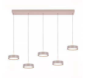 Freelight Hängeleuchte Alieno 5 Licht L 120 cm comfort lift beige Freelight Hängeleuchte Alieno 5 Licht L 120 cm comfort lift beige
