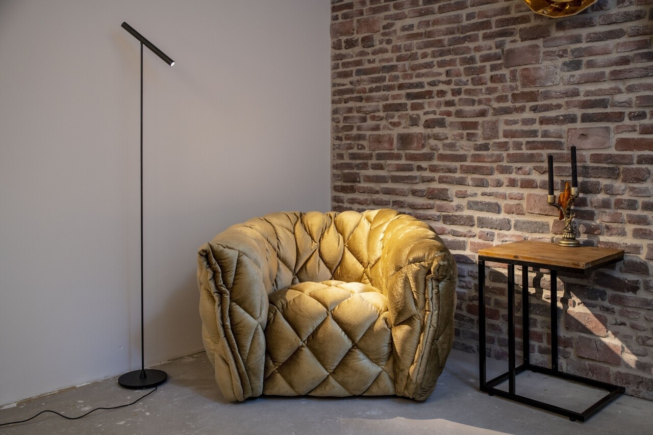 Artdelight Stehleuchte Kansas H 140 cm Touch Dimmer schwarz Artdelight Stehleuchte Kansas H 140 cm Touch Dimmer schwarz