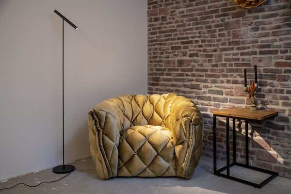 Artdelight Stehleuchte Kansas H 140 cm Touch Dimmer schwarz Artdelight Stehleuchte Kansas H 140 cm Touch Dimmer schwarz