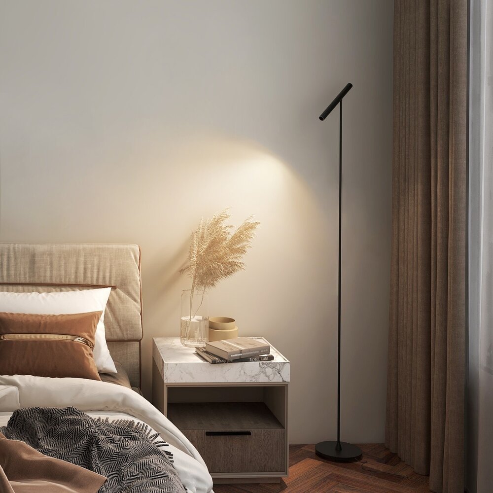 Artdelight Stehleuchte Kansas H 140 cm Touch Dimmer schwarz Artdelight Stehleuchte Kansas H 140 cm Touch Dimmer schwarz