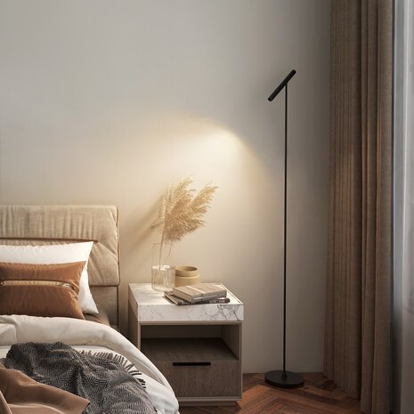 Artdelight Stehleuchte Kansas H 140 cm Touch Dimmer schwarz Artdelight Stehleuchte Kansas H 140 cm Touch Dimmer schwarz