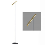 Artdelight Stehleuchte Kansas H 140 cm Touch Dimmer schwarz matt gold Artdelight Stehleuchte Kansas H 140 cm Touch Dimmer schwarz matt gold