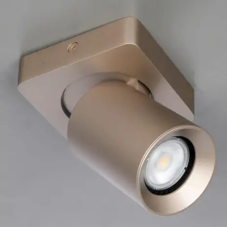 Artdelight Spot Megano 1 Licht Champagner Artdelight Spot Megano 1 Licht Champagner