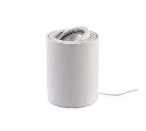 Ylumen Tischleuchte Fury rund Ø 8 cm weiß Ylumen Tischleuchte Fury rund Ø 8 cm weiß