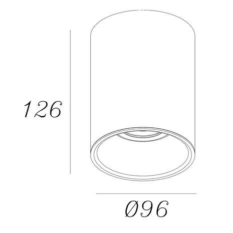 Artdelight Spot Moreno Ø 9,6 cm Champagner