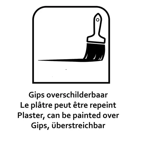 Artdelight Deckenleuchte Toulouse gerippt Ø 11 cm Gips weiß Artdelight Deckenleuchte Toulouse gerippt Ø 11 cm Gips weiß