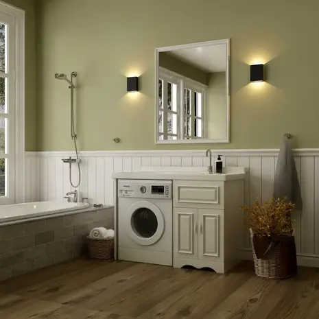 Artdelight Memphis Wandleuchte H 16 cm schwarz Artdelight Memphis Wandleuchte H 16 cm schwarz