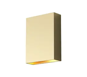 Artdelight Memphis Wandleuchte H 16 cm matt gold Artdelight Memphis Wandleuchte H 16 cm matt gold