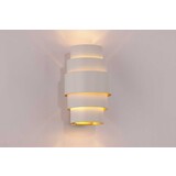 Artdelight Wandleuchte Rolls H 22 cm Weißgold Artdelight Wandleuchte Rolls H 22 cm Weißgold