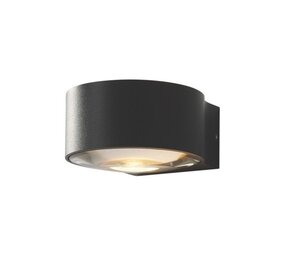 Artdelight Wandleuchte Hudson Ø 11 cm anthrazit Artdelight Wandleuchte Hudson Ø 11 cm anthrazit