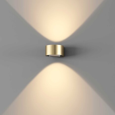 Artdelight Wandleuchte Hudson Ø 11 cm matt gold Artdelight Wandleuchte Hudson Ø 11 cm matt gold