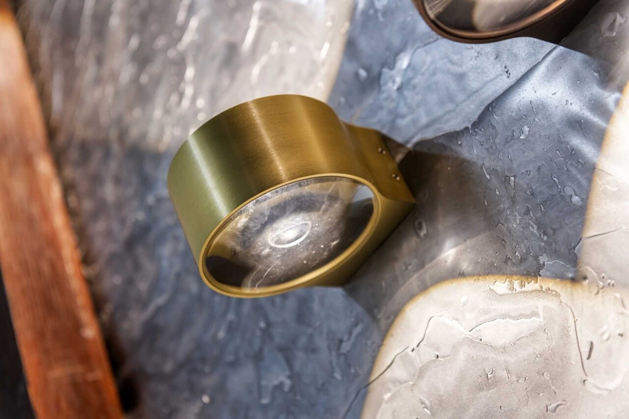 Artdelight Wandleuchte Hudson Ø 11 cm matt gold Artdelight Wandleuchte Hudson Ø 11 cm matt gold