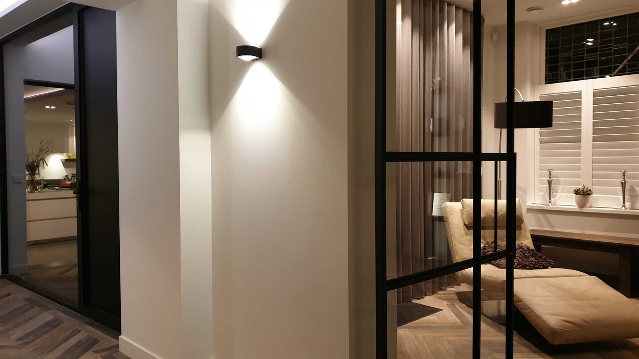 Artdelight Wandleuchte Hudson Ø 11 cm schwarz Artdelight Wandleuchte Hudson Ø 11 cm schwarz