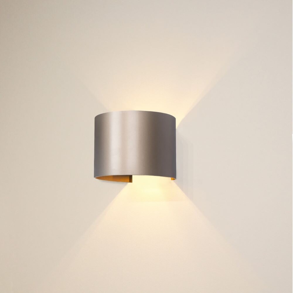 Artdelight Wandleuchte Gyro B 13 cm champagner Artdelight Wandleuchte Gyro B 13 cm champagner