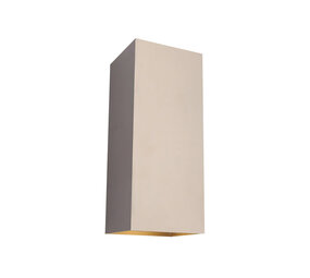 Artdelight Wandleuchte Dante XL 2-flammig 24 x 10 cm champagner Artdelight Wandleuchte Dante XL 2-flammig 24 x 10 cm champagner