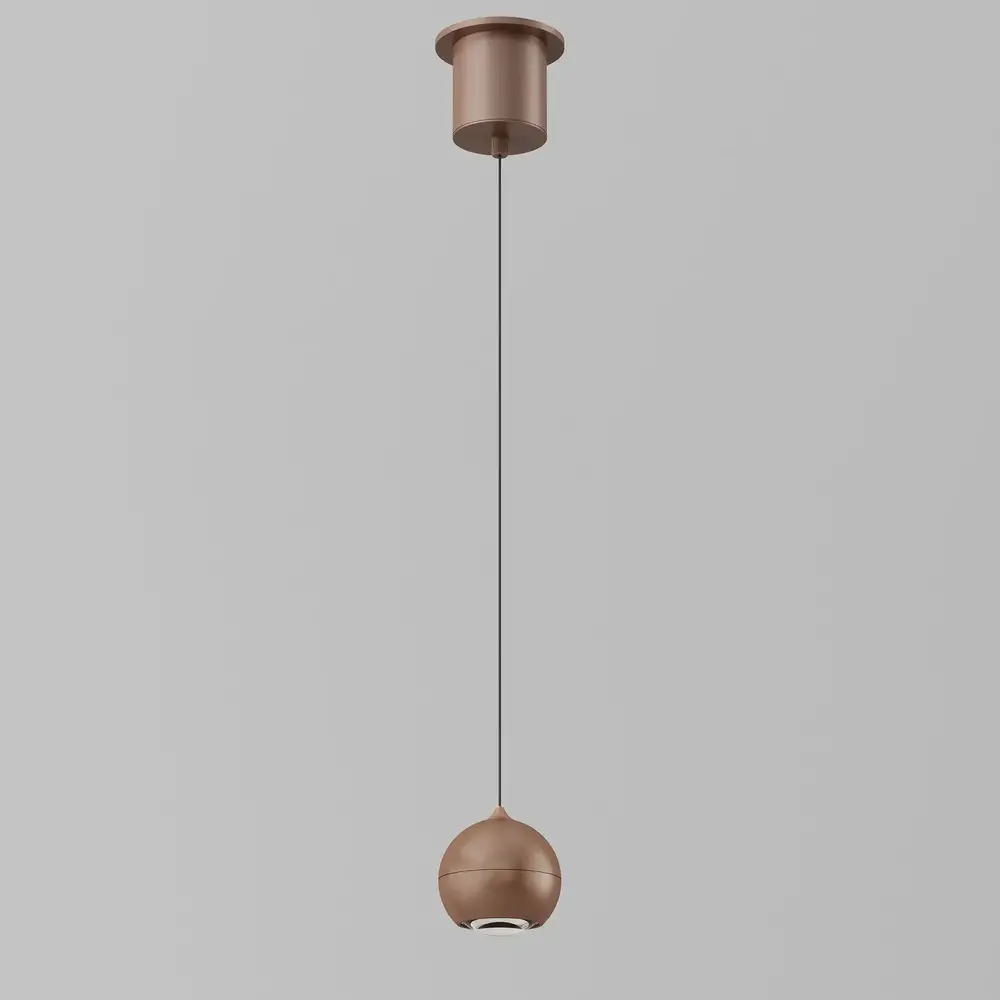 Artdelight Hängeleuchte Miami 1 Licht Ø 10 cm Comfort Lift Kupfer Bronze Artdelight Hängeleuchte Miami 1 Licht Ø 10 cm Comfort Lift Kupfer Bronze