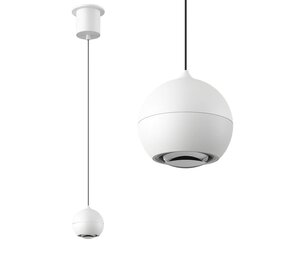 Artdelight Hängeleuchte Miami 1 Licht Ø 10 cm comfort lift weiß Artdelight Hängeleuchte Miami 1 Licht Ø 10 cm comfort lift weiß
