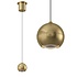 Hängeleuchte Miami 1 Licht Ø 10 cm comfort lift warm gold Hängeleuchte Miami 1 Licht Ø 10 cm comfort lift warm gold