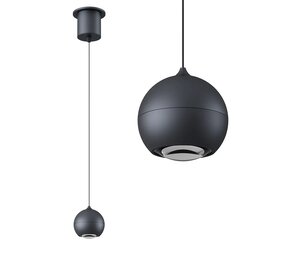 Artdelight Hängeleuchte Miami 1 Licht Ø 10 cm comfort lift schwarz Artdelight Hängeleuchte Miami 1 Licht Ø 10 cm comfort lift schwarz