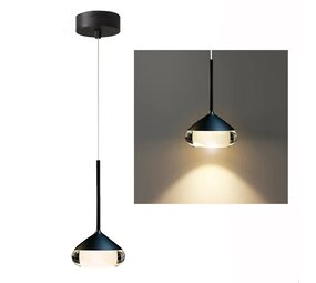 Artdelight Hängeleuchte Phoenix 1 Licht Ø 12 cm schwarz Artdelight Hängeleuchte Phoenix 1 Licht Ø 12 cm schwarz