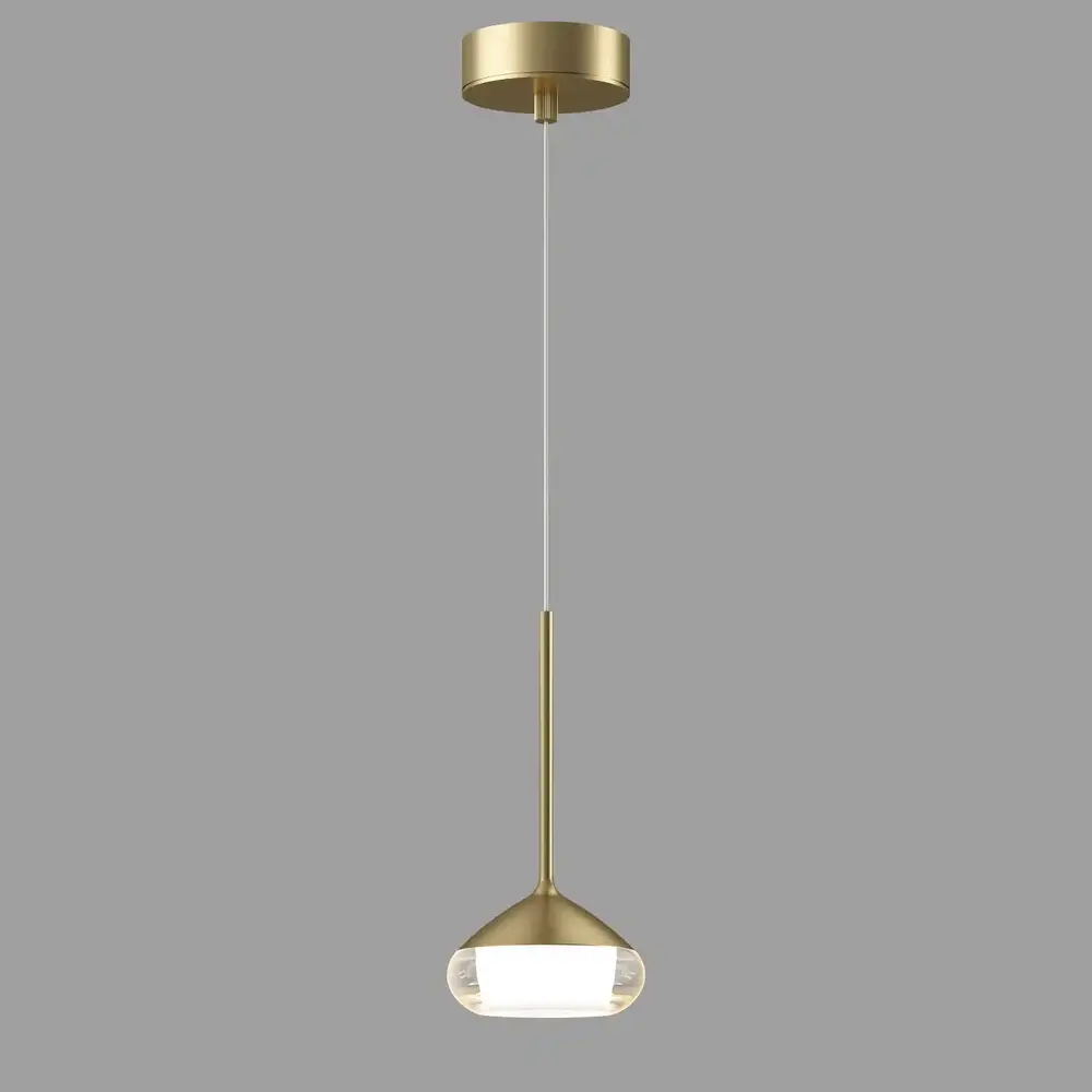 Artdelight Hängeleuchte Phoenix 1 Licht Ø 12 cm matt gold Artdelight Hängeleuchte Phoenix 1 Licht Ø 12 cm matt gold