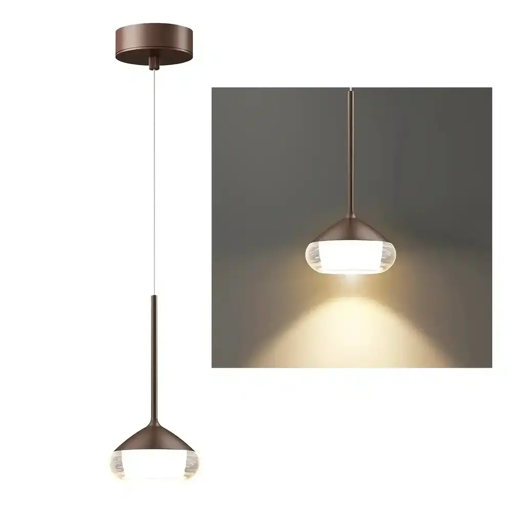 Artdelight Hängeleuchte Phoenix 1 Licht Ø 12 cm Kupfer Bronze Artdelight Hängeleuchte Phoenix 1 Licht Ø 12 cm Kupfer Bronze