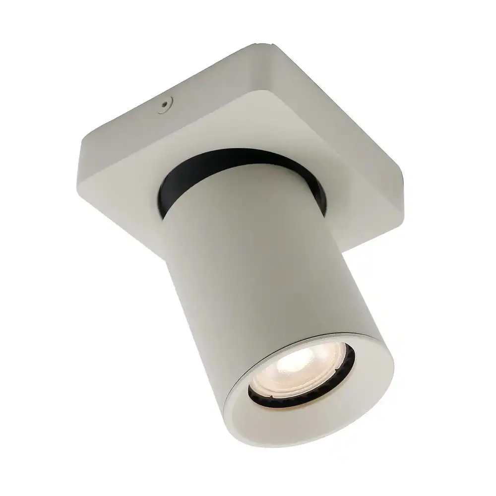 Artdelight Spot Megano 1 hell seidengrau