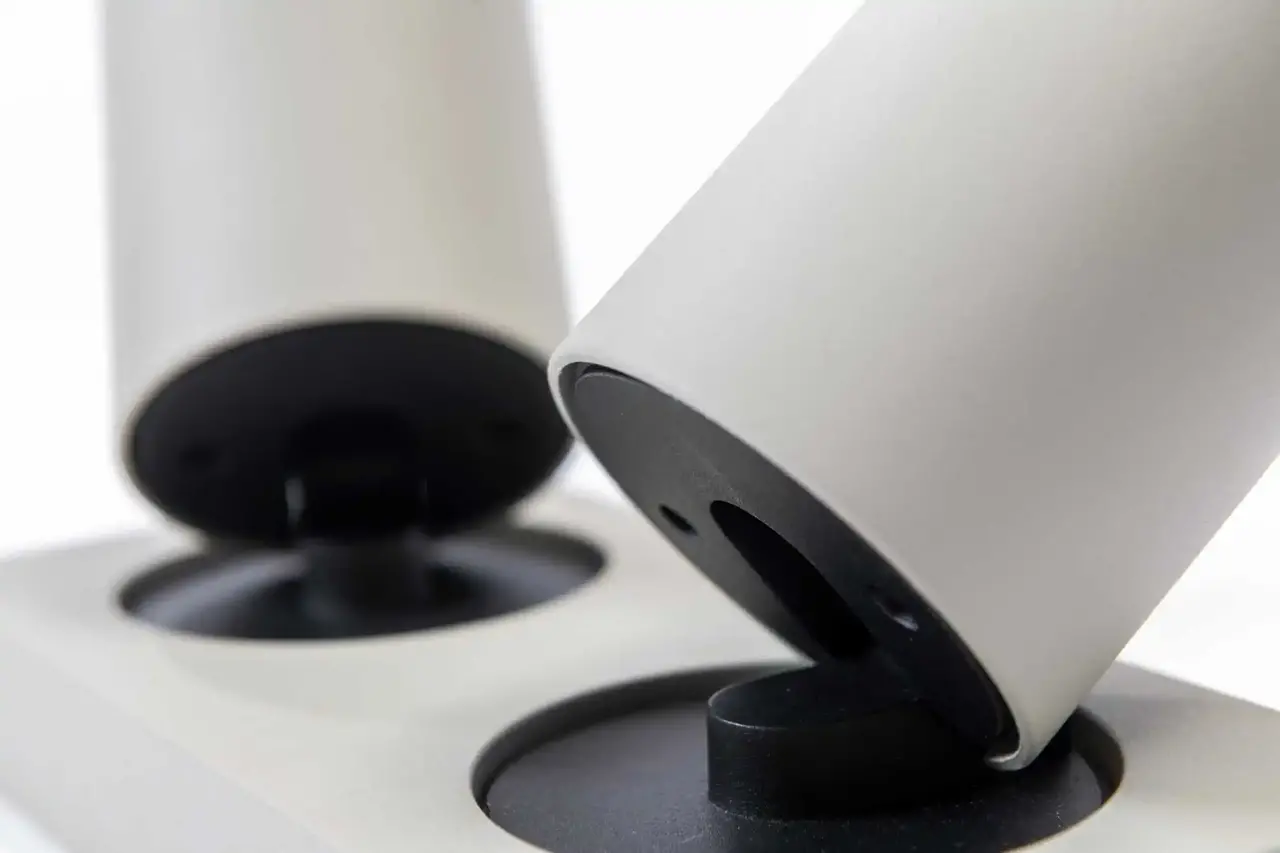Artdelight Spot Megano 4-Licht Quadrat Seidengrau