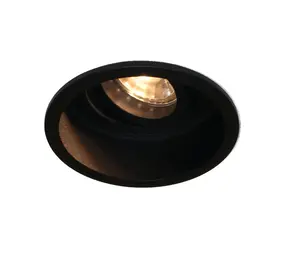 Artdelight Einbaustrahler Rex rund Ø 9,2 cm schwarz Artdelight Einbaustrahler Rex rund Ø 9,2 cm schwarz
