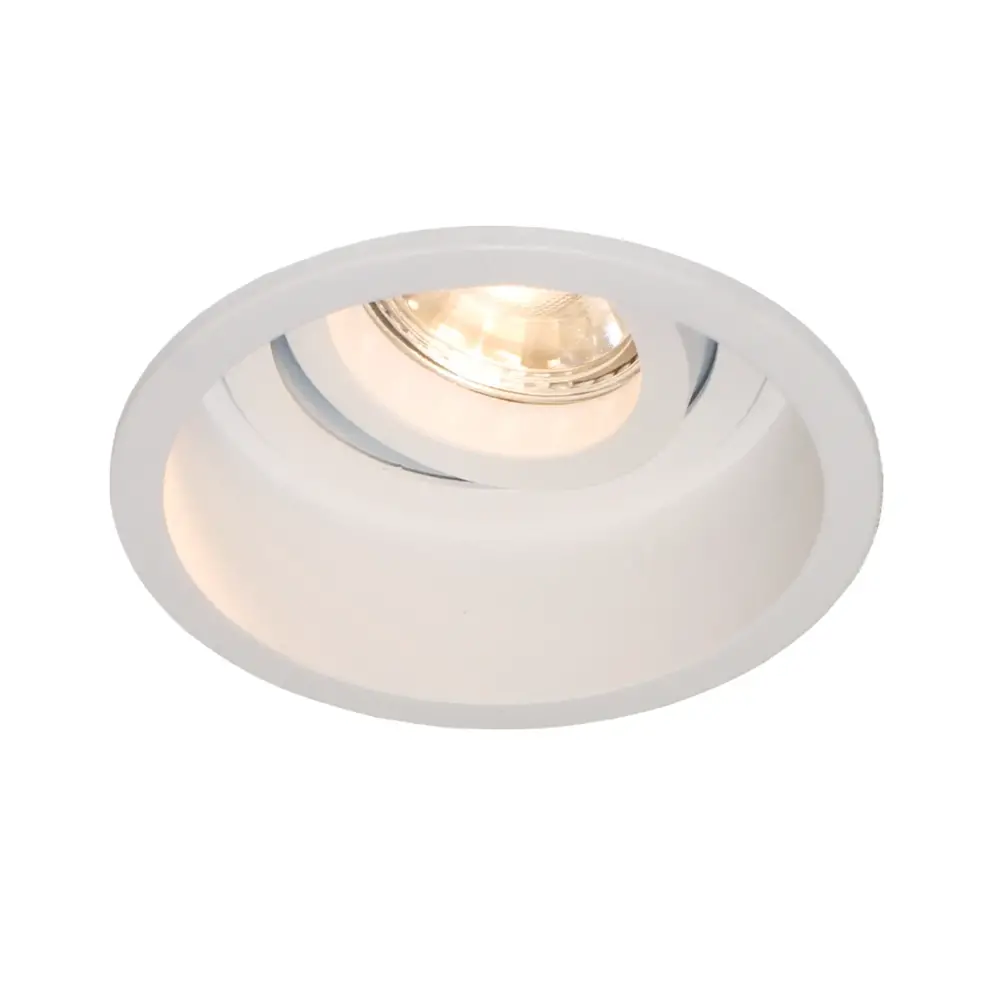 Artdelight Einbaustrahler Rex rund Ø 9,2 cm weiß Artdelight Einbaustrahler Rex rund Ø 9,2 cm weiß