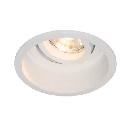 Artdelight Einbaustrahler Rex rund Ø 9,2 cm weiß Artdelight Einbaustrahler Rex rund Ø 9,2 cm weiß