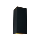 Artdelight Wandleuchte Dante XL 2-flammig 24 x 10 cm schwarz gold Artdelight Wandleuchte Dante XL 2-flammig 24 x 10 cm schwarz gold