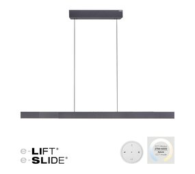 Neuhaus PURE Hängeleuchte e-Lift + e-Slide L 120-200 cm schwarz Neuhaus PURE Hängeleuchte e-Lift + e-Slide L 120-200 cm schwarz