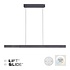 Hängeleuchte e-Lift + e-Slide L 120-200 cm schwarz Hängeleuchte e-Lift + e-Slide L 120-200 cm schwarz
