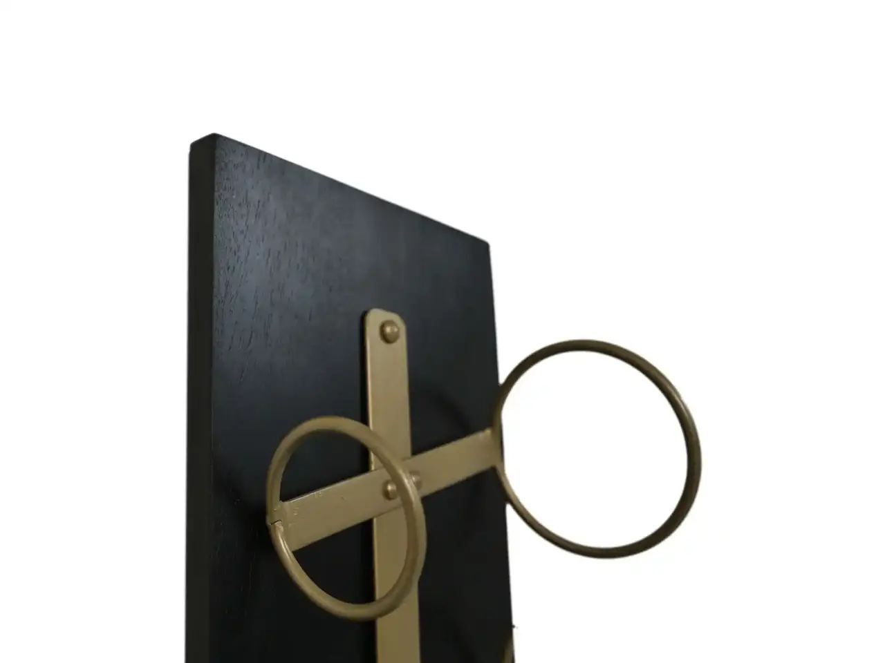 HSM Collection Weinregal Diabo Wand 4 Flaschen H 65 cm Holz gold