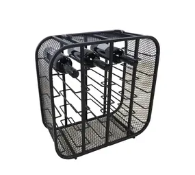 HSM Collection Weinregal Clambou stehend 20 Flaschen H 55 cm schwarz