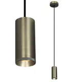 Artdelight Hängeleuchte Milano 1 Licht 15 cm antik bronze