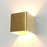 Artdelight Wandleuchte Fulda 10x10 cm matt gold Artdelight Wandleuchte Fulda 10x10 cm matt gold