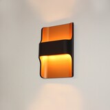 Artdelight Wandleuchte Dallas schwarz-gold Artdelight Wandleuchte Dallas schwarz-gold