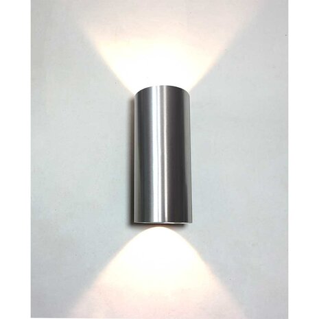 Artdelight Wandleuchte Brody 2 Licht H 18 cm Aluminium Artdelight Wandleuchte Brody 2 Licht H 18 cm Aluminium