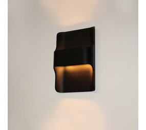 Artdelight Wandleuchte Dallas schwarz