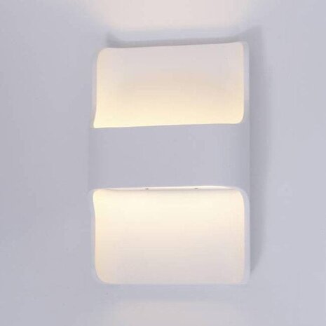 Artdelight Wandleuchte Dallas weiß