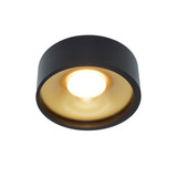 Artdelight Deckenleuchte Orlando Ø 14 cm Schwarz Gold Artdelight Deckenleuchte Orlando Ø 14 cm Schwarz Gold