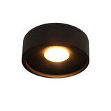 Artdelight Deckenleuchte Orlando Ø 14 cm schwarz