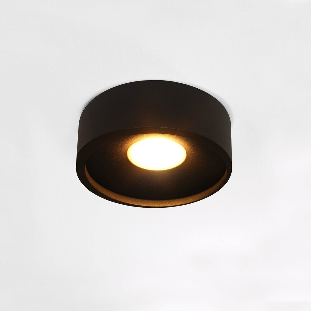 Artdelight Deckenleuchte Orlando Ø 14 cm schwarz Artdelight Deckenleuchte Orlando Ø 14 cm schwarz